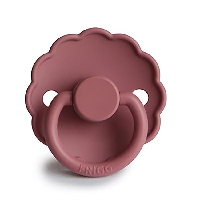 Frigg Pacifier Daisy Dusty Rose- Silicone Size 1 (8015143272674)