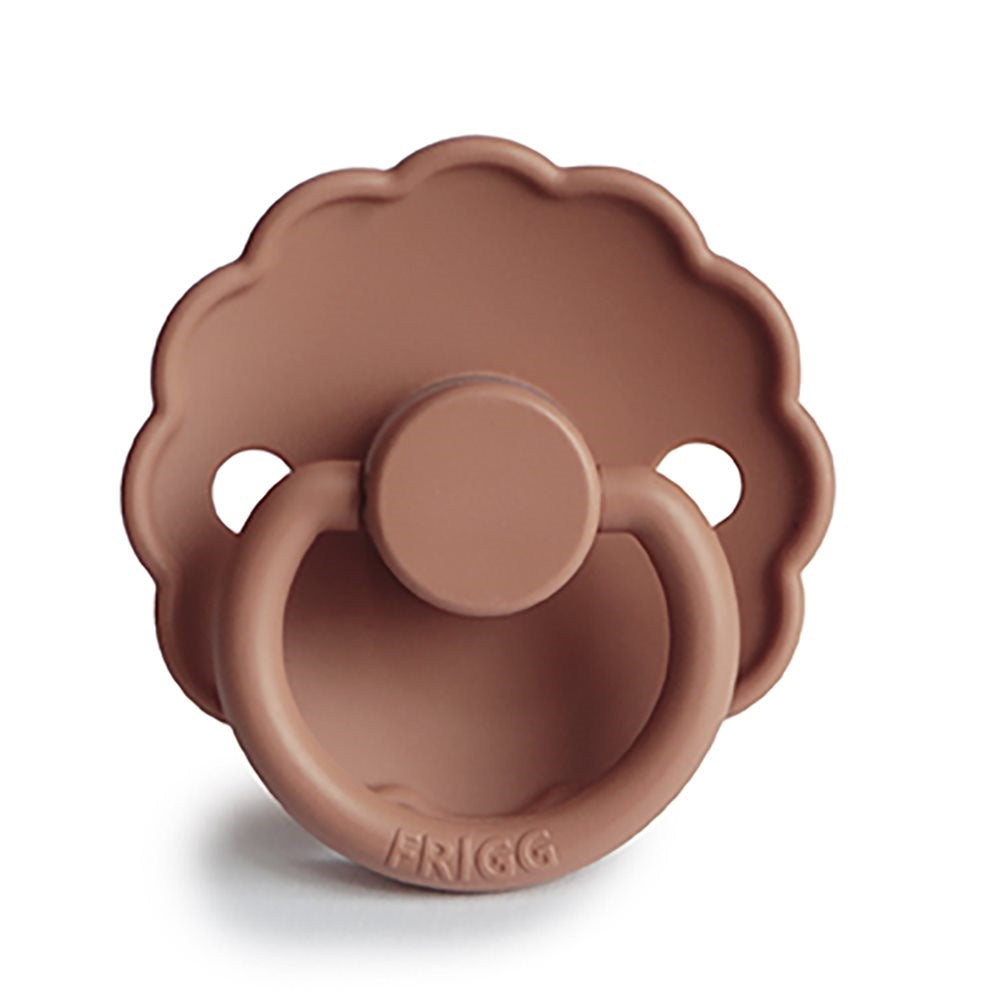 Frigg Pacifier Daisy Rose Gold- Latex Size 1 (7511486529762)