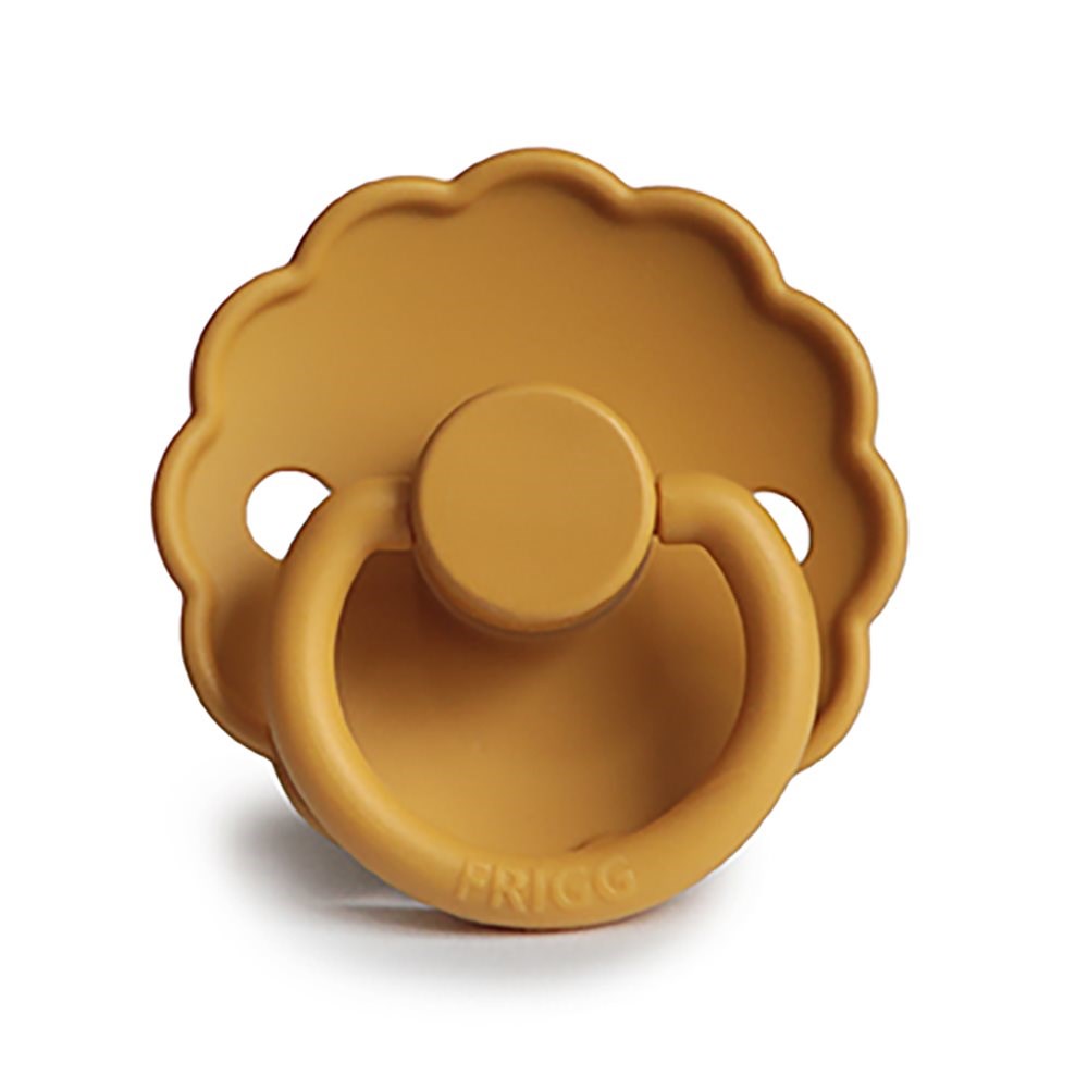 Frigg Pacifier Daisy Honey Gold Silicone Size 1 (8015142977762)