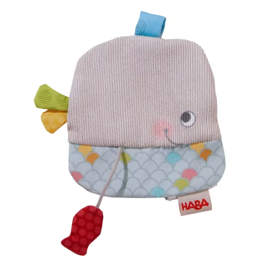 HABA Crackly Comforter Whale (7933275209954)