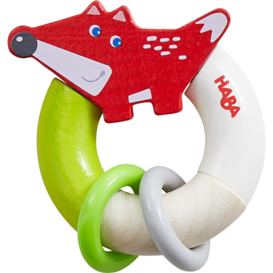 HABA Clutching Toy Foxy Rattle (7933278486754)