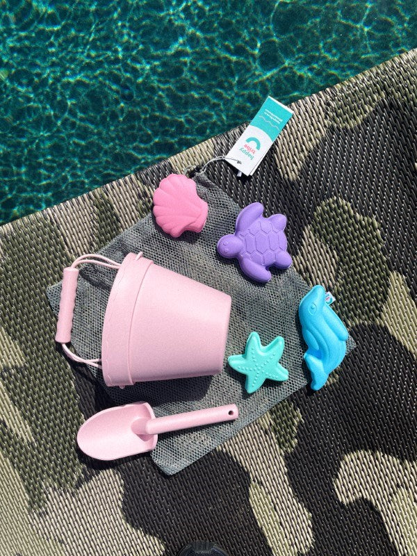 Happy Tribe Sea creature Beach Set- Pink (7448383553762)