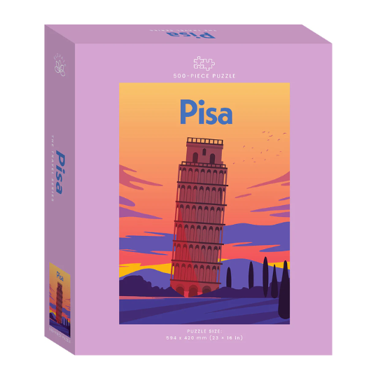 Hinkler Travel Poster 500pc Jigsaw: Pisa (7774379966690)