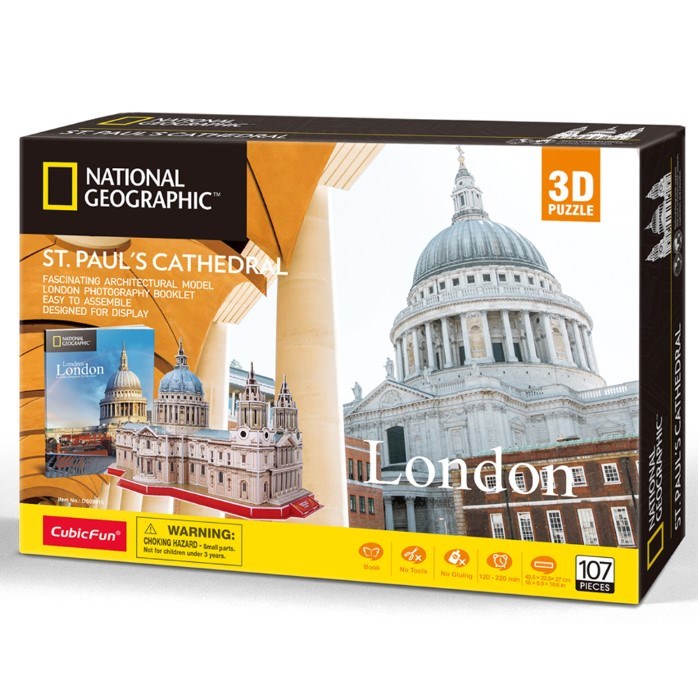 Holdson 3D Puzzle National Geographic St Pauls Cathedral-London (8262286803170)