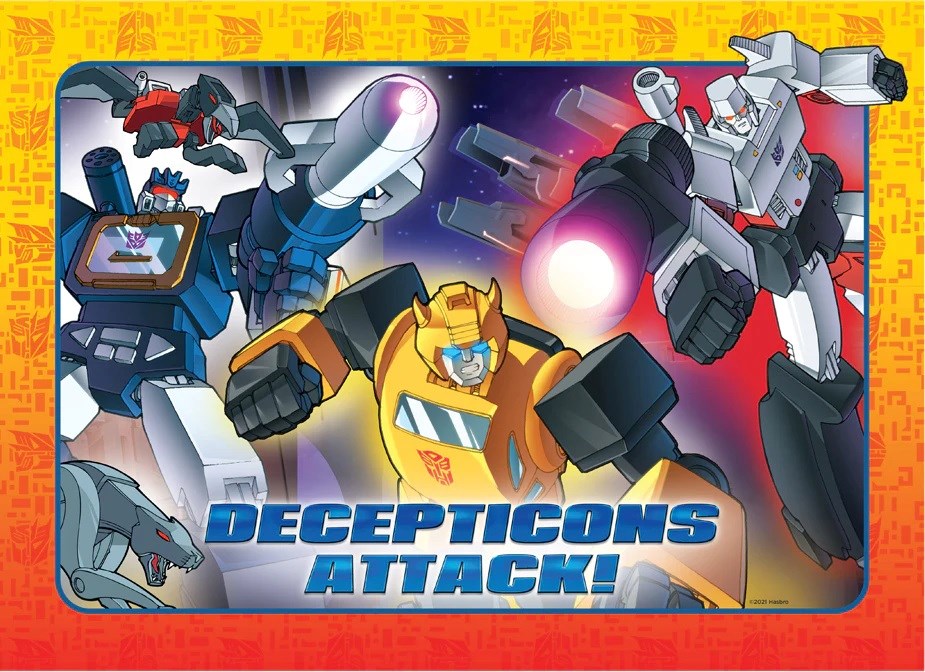Holdson Transformers 35pc Frame Tray Puzzle (Decepticons Attack!) (8096337625314)