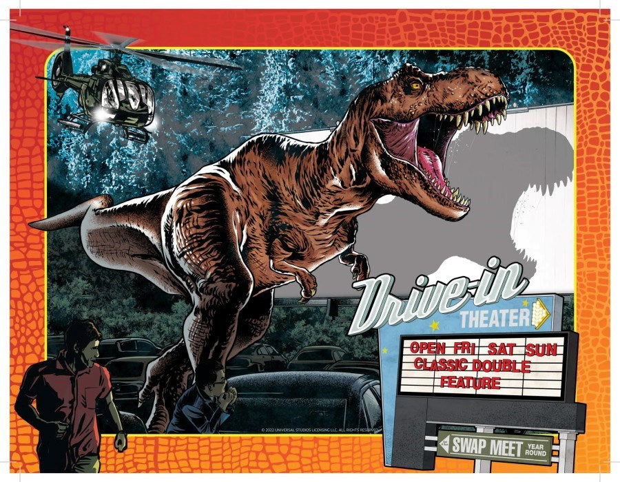 Holdson Jurassic Dominion 96pc Frame Tray Puzzle (Drive-In) (8096335134946)