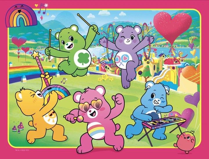 Holdson Carebears 30pc Frame Tray Puzzle (Feel the Beat) (8096335102178)