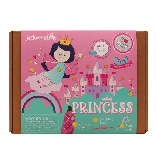 Jack In The Box 3 in 1 Craft Kits Princess (8262297747682)