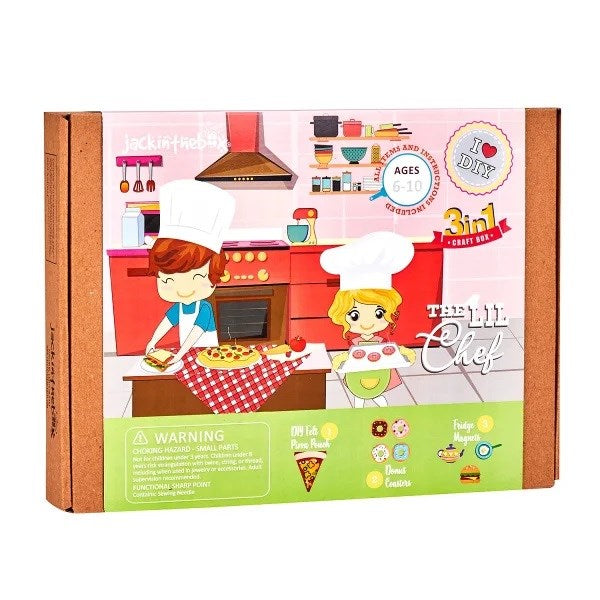 Jack In The Box 3 in 1 Craft Kits L??????????????????l Chef (8096337395938)