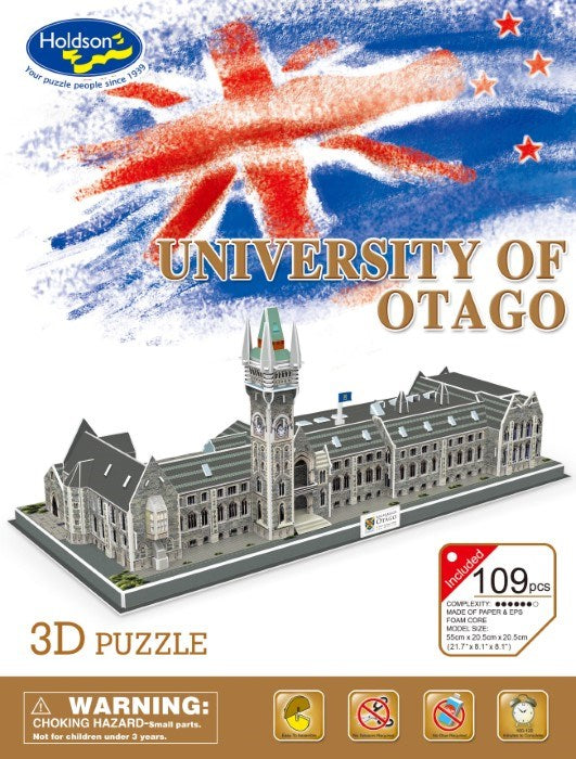 Holdson 3D Puzzle New Zeland University of Otago (8262286082274)