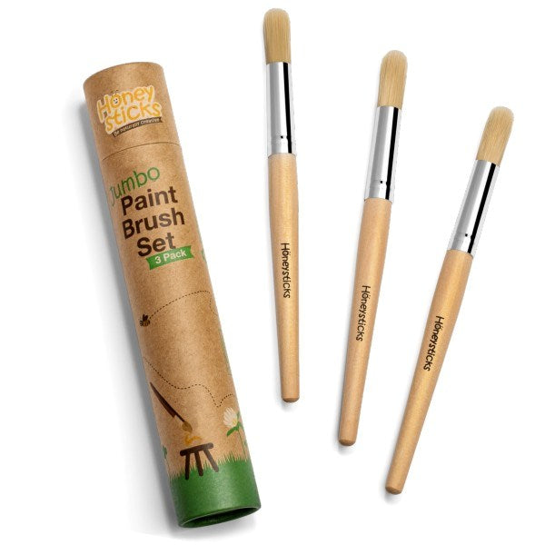 Honeysticks Jumbo Paint Brush Set 3pk (7939742433506)