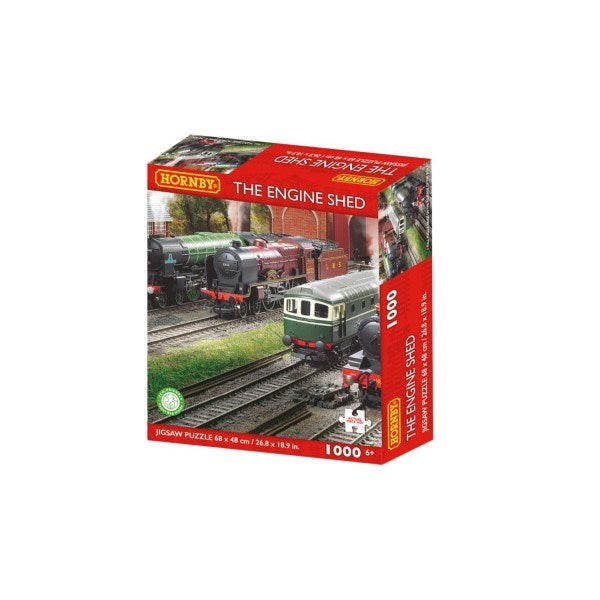 Hornby HVCHB0003 Jigsaw Puzzle: The Engine Shed (1000pc) (8026018873570)