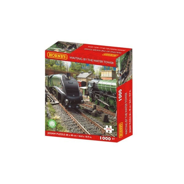 Hornby HVCHB0004 Jigsaw Puzzle: Waiting by the Water Tower (1000pc) (8262289195234)