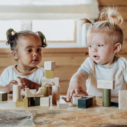 MICKI Premium - Wooden Building Blocks 40 pcs (7938612953314)