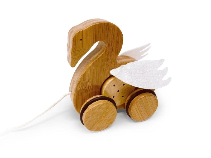 Kinderfeets Bamboo Push and Pull Swan (7013172707510)
