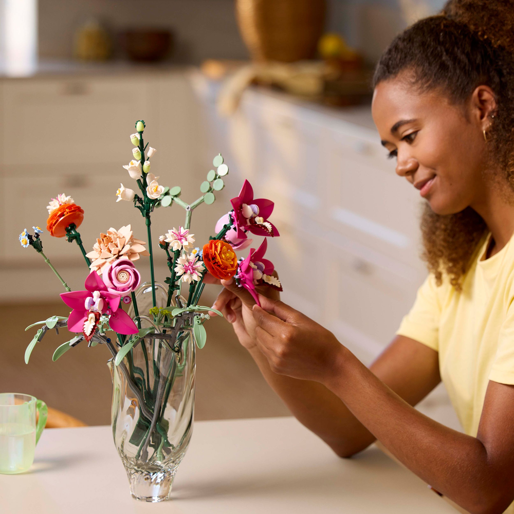 LEGO Botanicals Pretty Pink Flower Bouquet 10342 (8776116044002)
