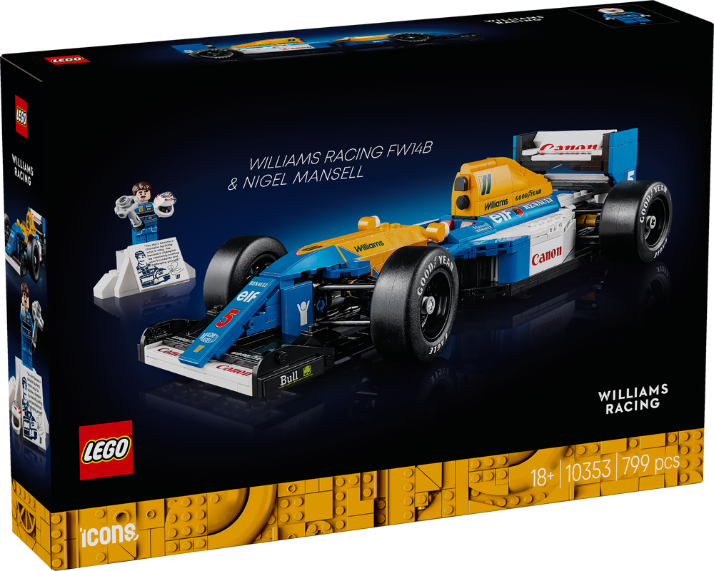 LEGO Icons Williams Racing FW14B & Nigel Mansell 10353 (8776121352418)