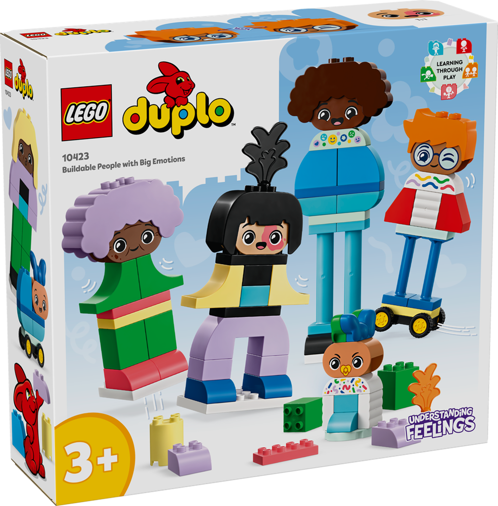 LEGO DUPLO Buildable People with BigÃƒÆ’Ã¢â‚¬Å¡Ãƒâ€šÃ‚Â Emotions 10423 (8312981618914)