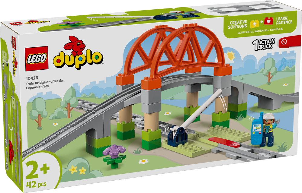 LEGO DUPLO Train Bridge and Tracks Expansion Set 10426 (8776115716322)