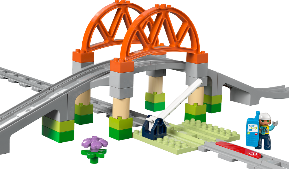 LEGO DUPLO Train Bridge and Tracks Expansion Set 10426 (8776115716322)