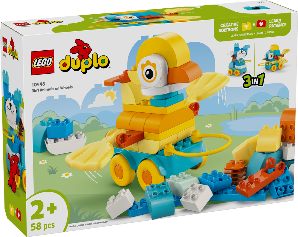 LEGO DUPLO 3in1 Animals on Wheels 10448 (8899038707938)