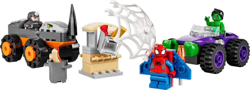 LEGO Spidey Hulk vs. Rhino Truck Showdown 10782 (8062312546530)