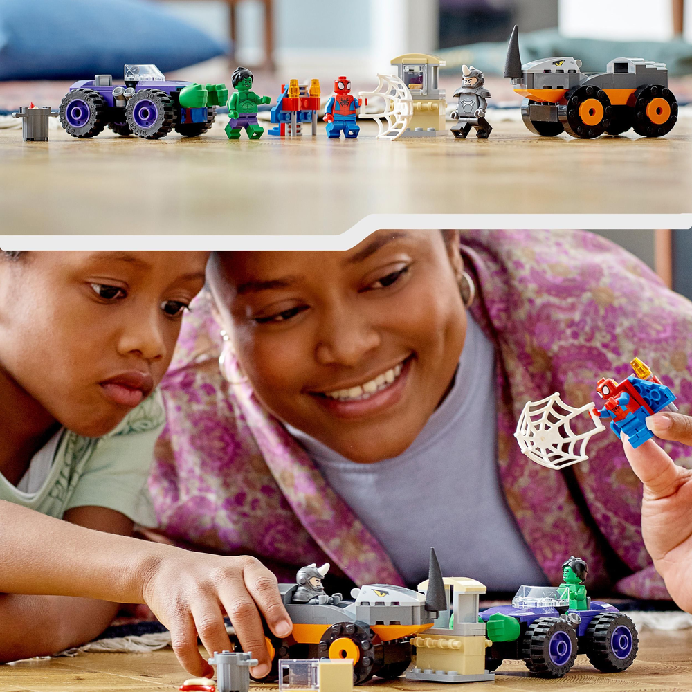 LEGO Spidey Hulk vs. Rhino Truck Showdown 10782 (8062312546530)