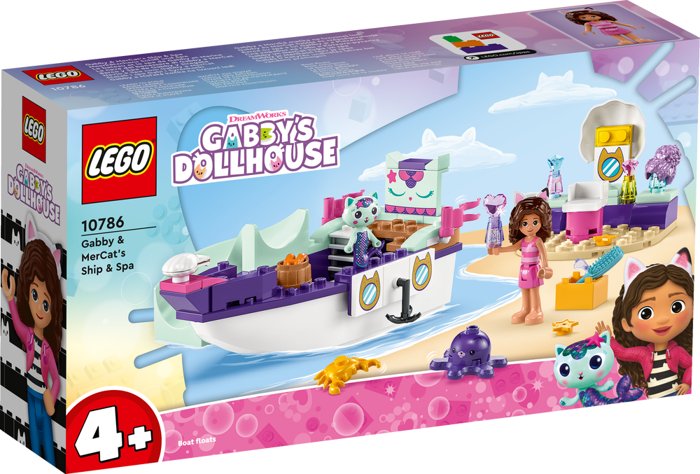 LEGO Gabby's Dollhouse Gabby & MerCat's Ship & Spa 10786 (8119330701538)