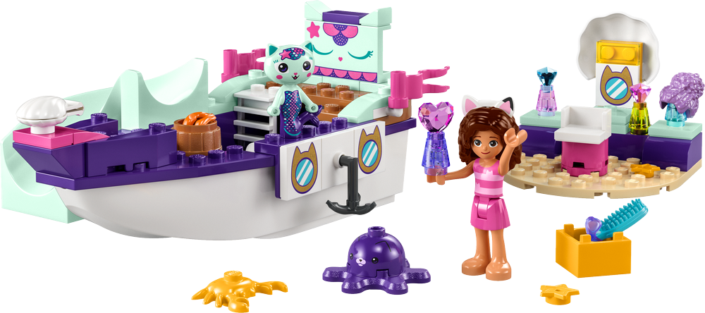 LEGO Gabby's Dollhouse Gabby & MerCat's Ship & Spa 10786 (8119330701538)