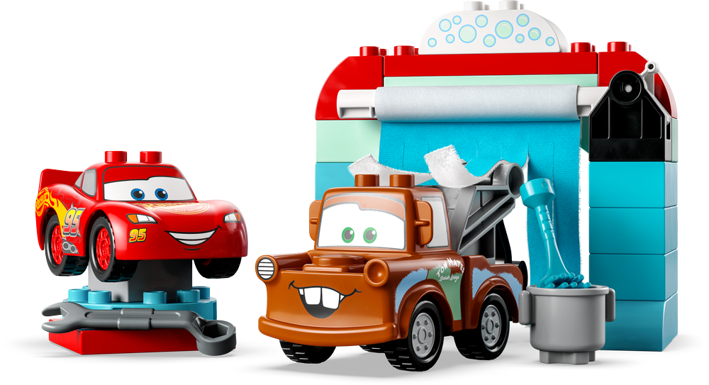 LEGO DUPLO Lightning McQueen & Mater's Car Wash Fun 10996 (8312970641634)