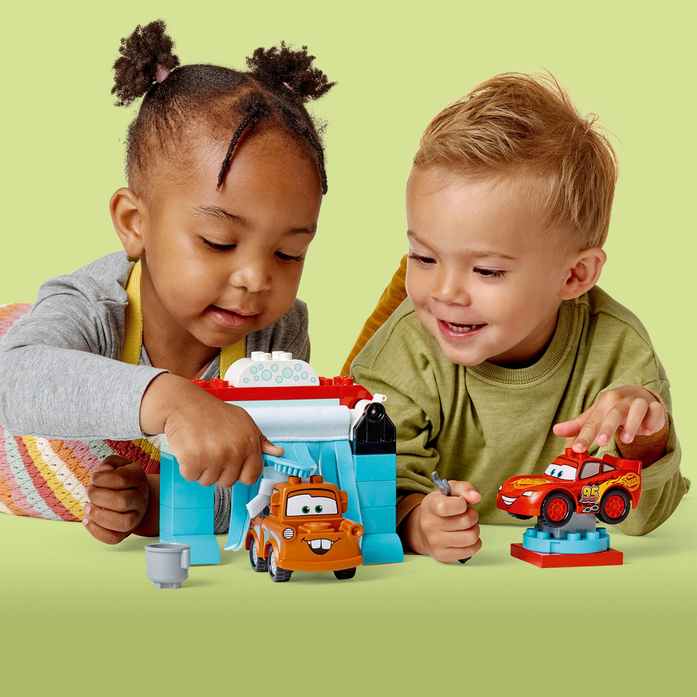 LEGO DUPLO Lightning McQueen & Mater's Car Wash Fun 10996 (8312970641634)