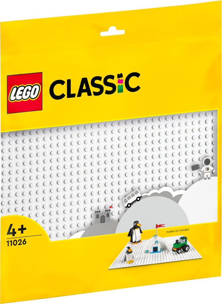LEGO Classic White Baseplate 11026 (8312967528674)