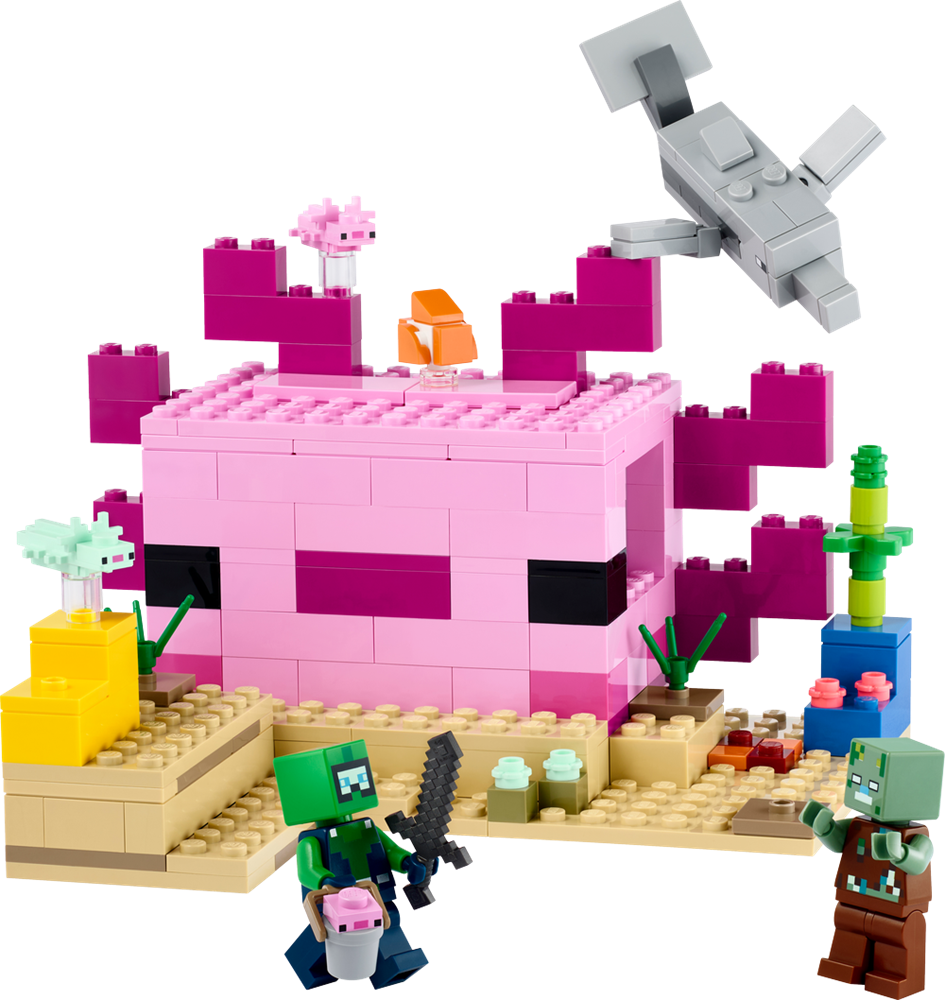 LEGO Minecraft The Axolotl House 21247 (8119330930914)