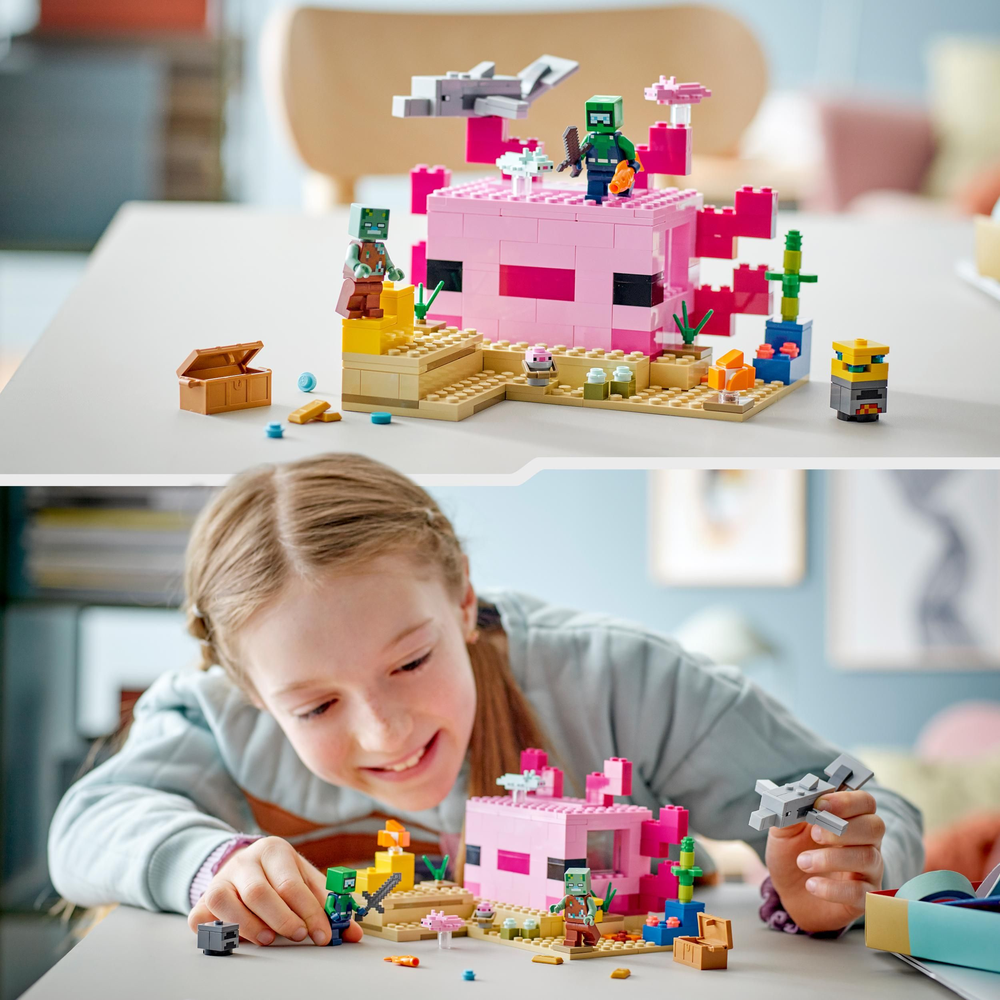 LEGO Minecraft The Axolotl House 21247 (8119330930914)