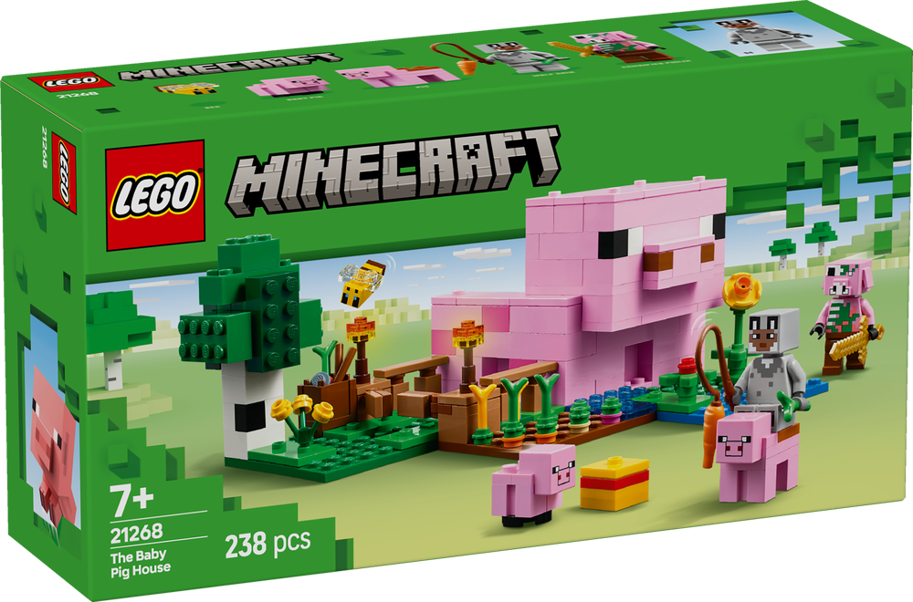 LEGO Minecraft The Baby Pig House 21268 (8776119910626)