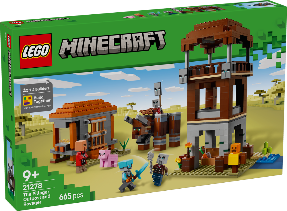 LEGO Minecraft The Pillager Outpost and Ravager 21278 (8899039920354)