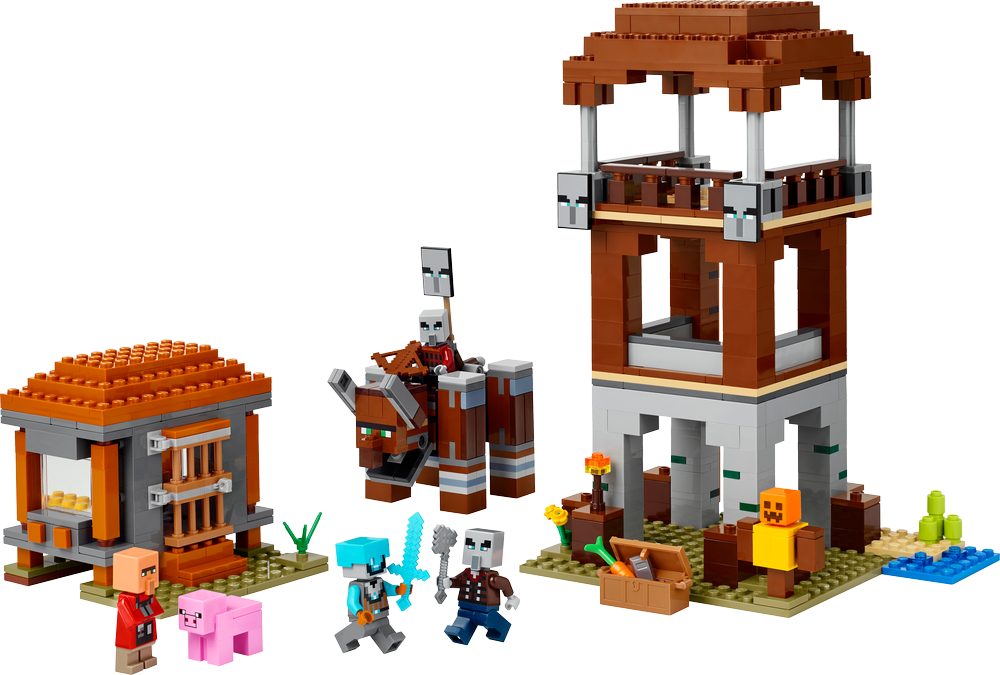 LEGO Minecraft The Pillager Outpost and Ravager 21278 (8899039920354)