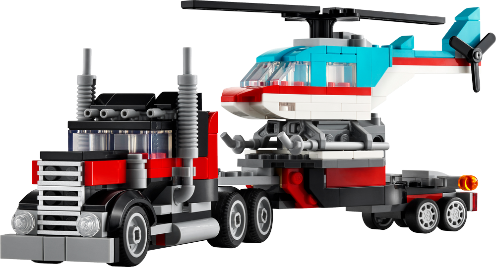 LEGO Creator Flatbed Truck with Helicopter 31146 (8266676404450)