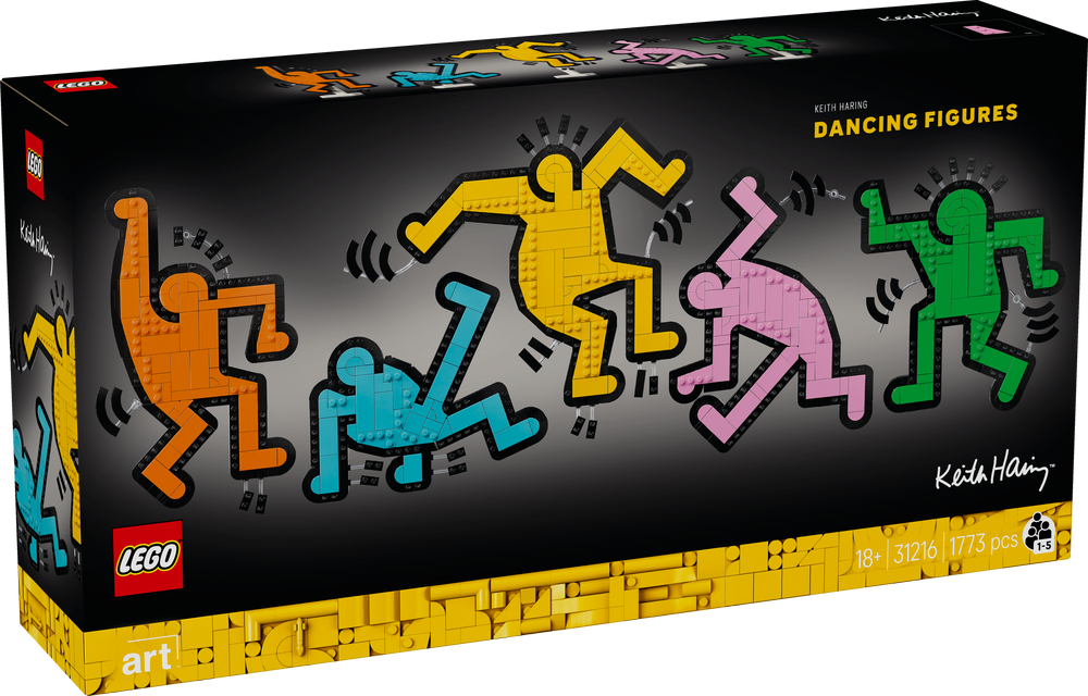LEGO ART Keith Haring - Dancing Figures 31216 (8899040411874)