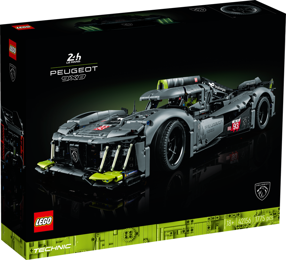 LEGO Technic PEUGEOT 9X8 24H Le Mans Hybrid Hypercar 42156 (8090108657890)