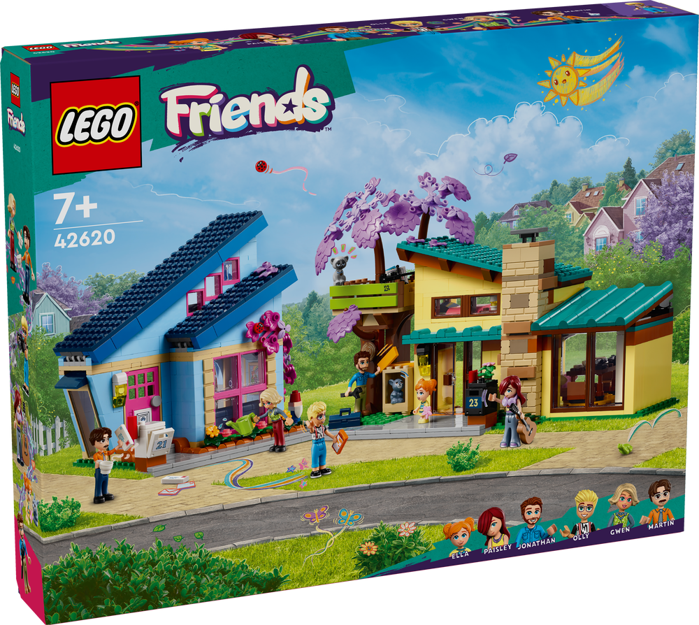 LEGO Friends Olly and Paisley's Family Houses 42620 (8266676994274)