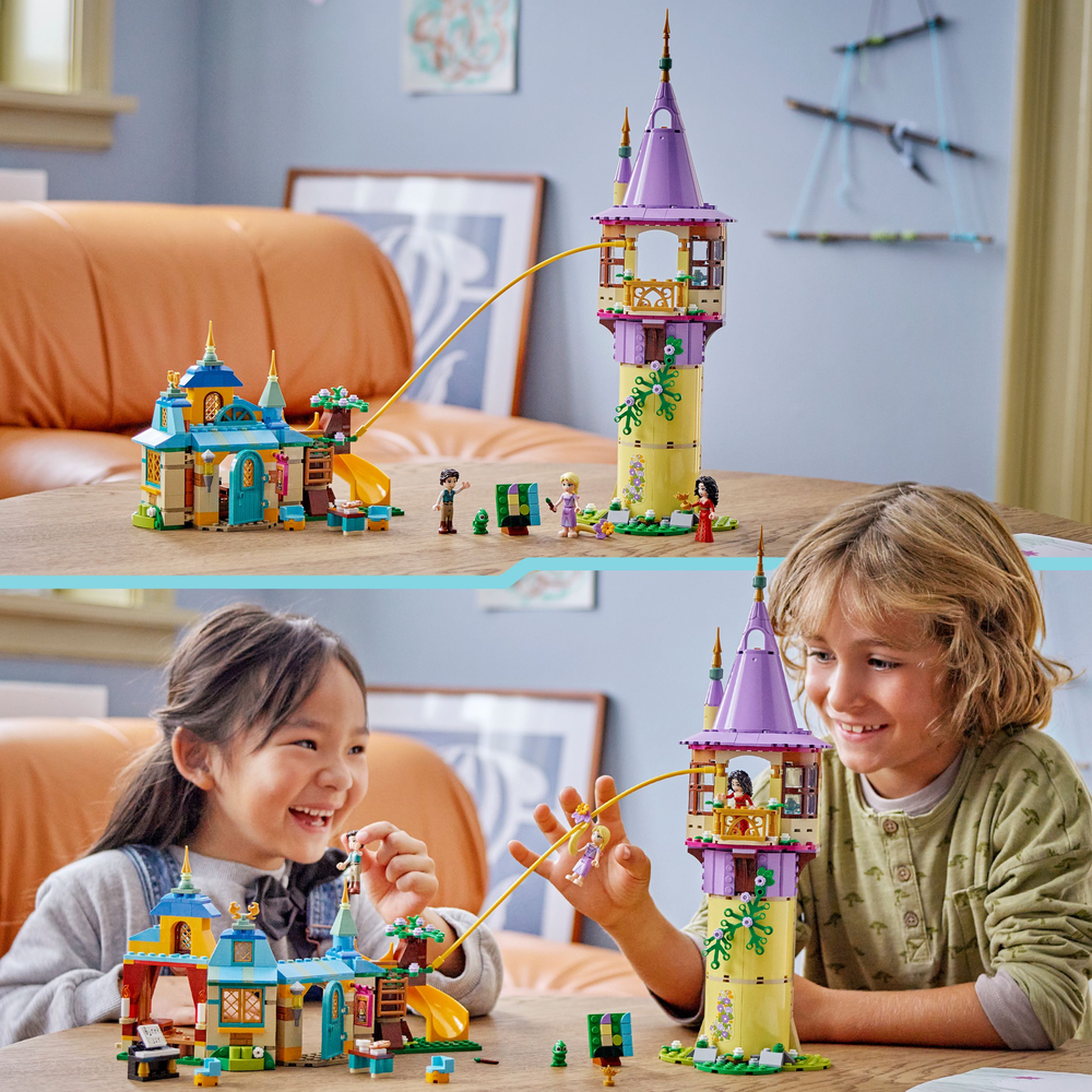 LEGO Disney Princess Rapunzel's Tower & The Snuggly Duckling 43241 ...