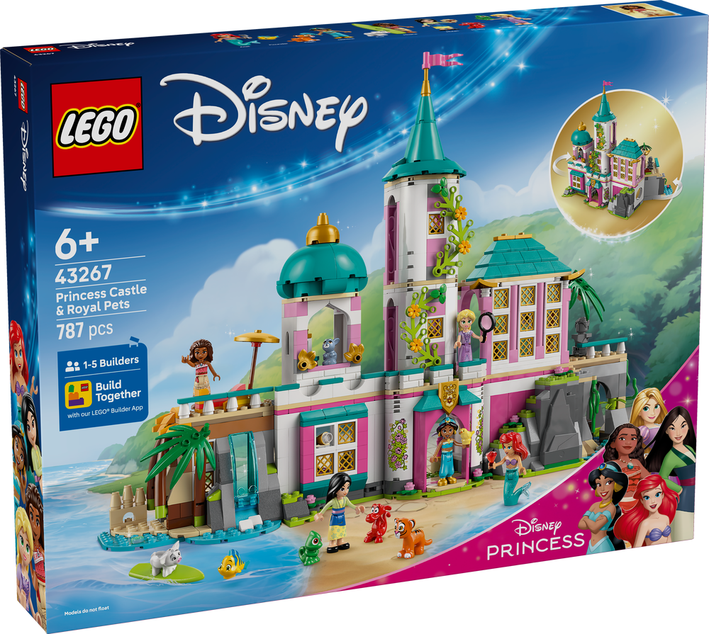 LEGO Disney Princess Princess Castle & Royal Pets 43267 (8899041427682)