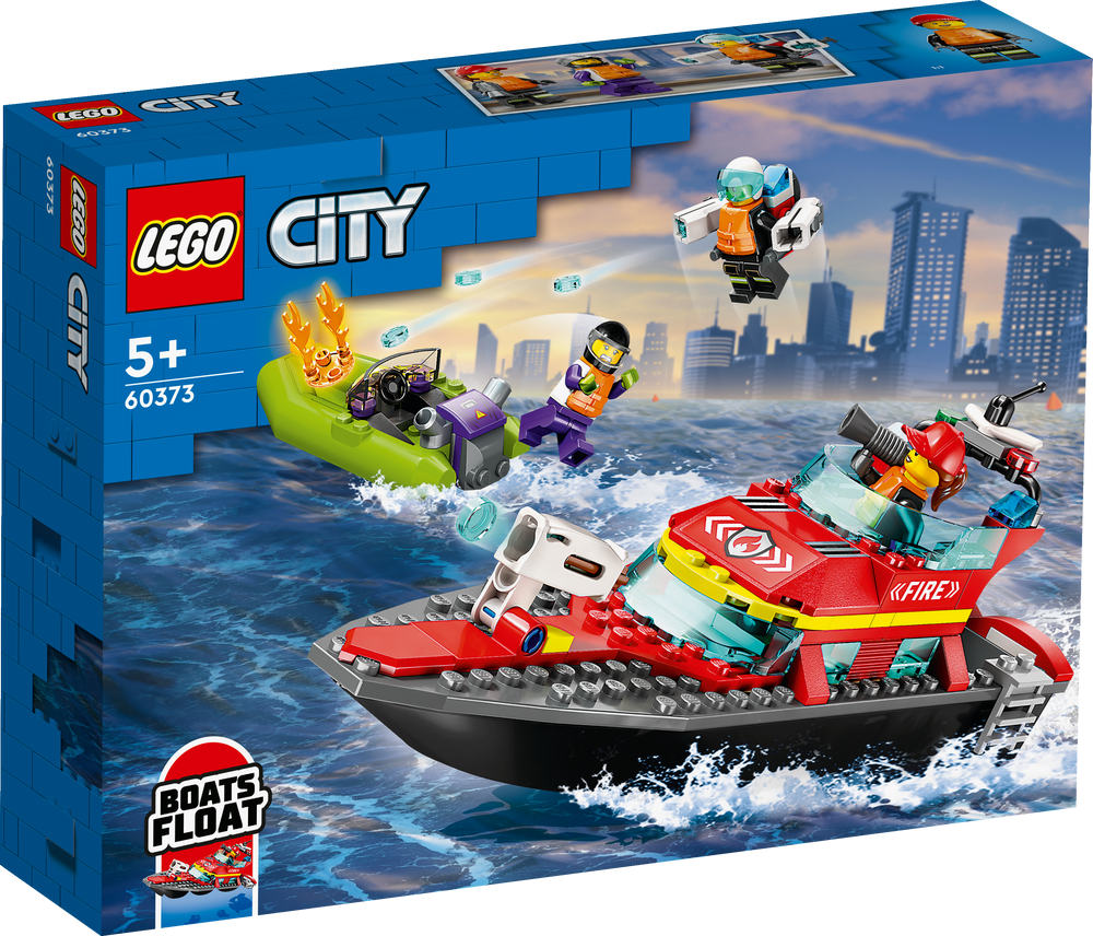 LEGO City Fire Rescue Boat 60373 (7986102075618)