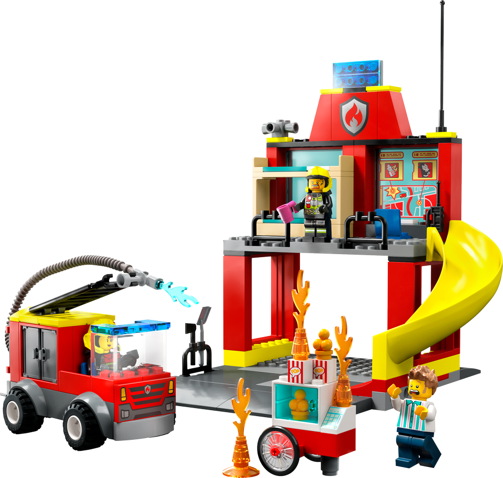 LEGO City Fire Station and Fire Truck 60375 (7986102272226)