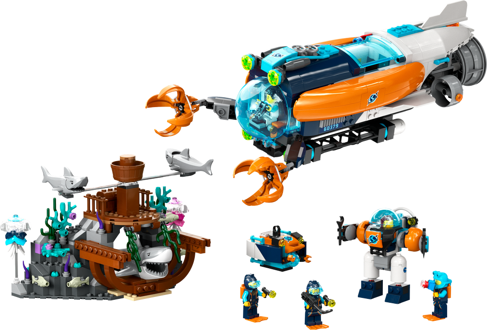 LEGO CITY Deep-Sea Explorer Submarine 60379 (8099088400610)