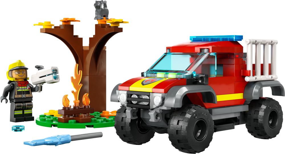 LEGO City 4x4 Fire Truck Rescue 60393 (7986103976162)