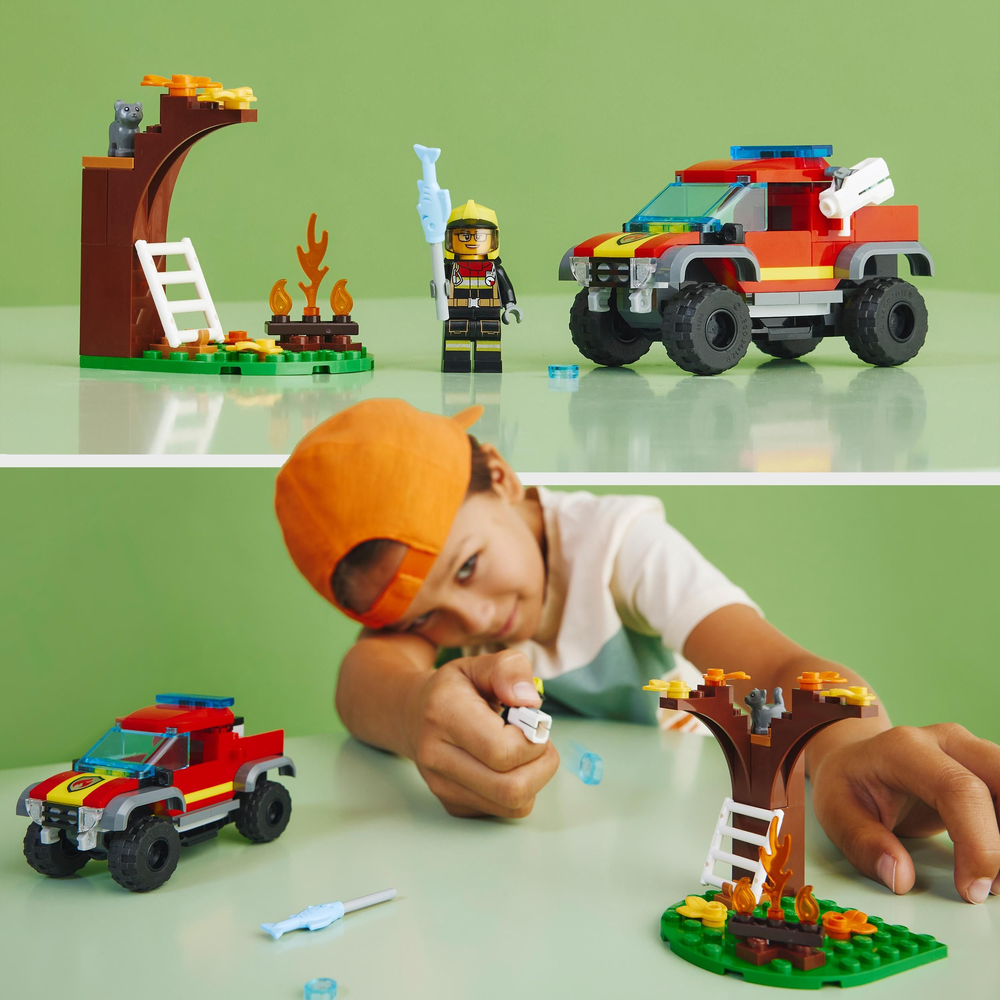 LEGO City 4x4 Fire Truck Rescue 60393 (7986103976162)