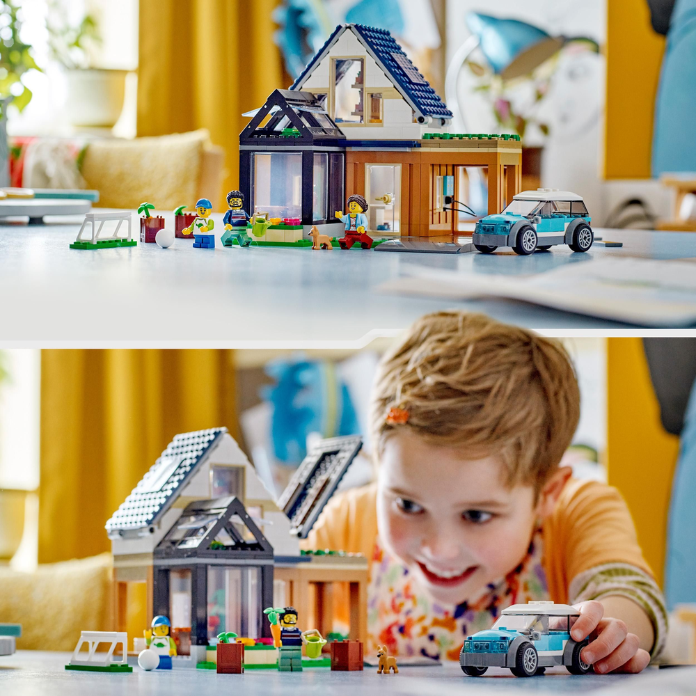 LEGO CITY Family House and Electric Car 60398 (8099088531682)