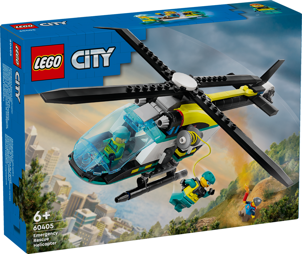 LEGO CITY Emergency Rescue Helicopter 60405 (8266674045154)